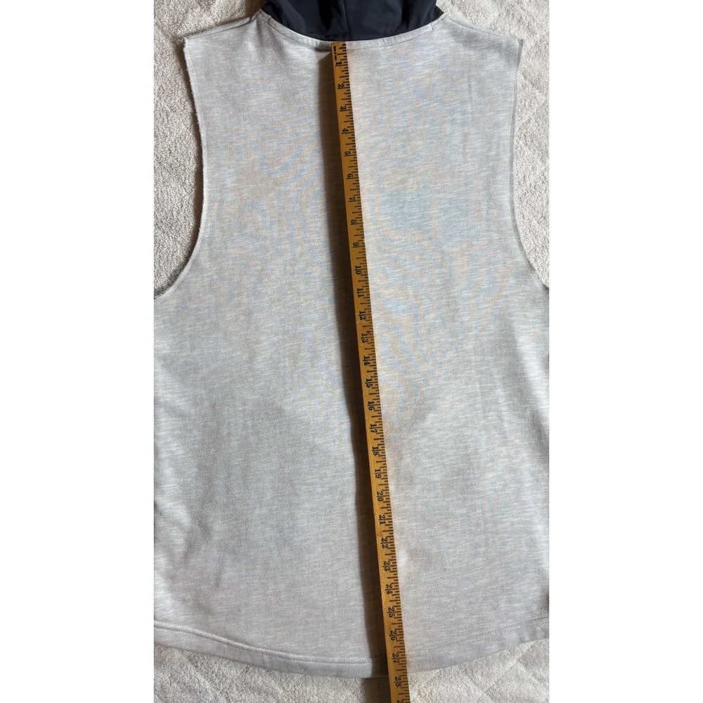 Under Armour Men's Sportstyle Sleeveless Hoodie Size Small Gray Pocket -1836 - Picture 6 of 6